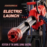 New Gatling Electric Throwing Soft Bullet Gun Outdoor Shooting Game for Boys gel toy guns