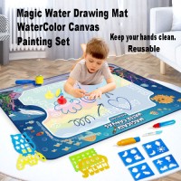 Tricky Scary Game Biting Animal Outdoor Darts Toys Learning Watercolor  Canvas painting set Aqua Magic Water Drawing Mat