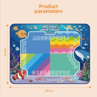 Learning Watercolor  Canvas painting set Aqua Magic Water Drawing Mat